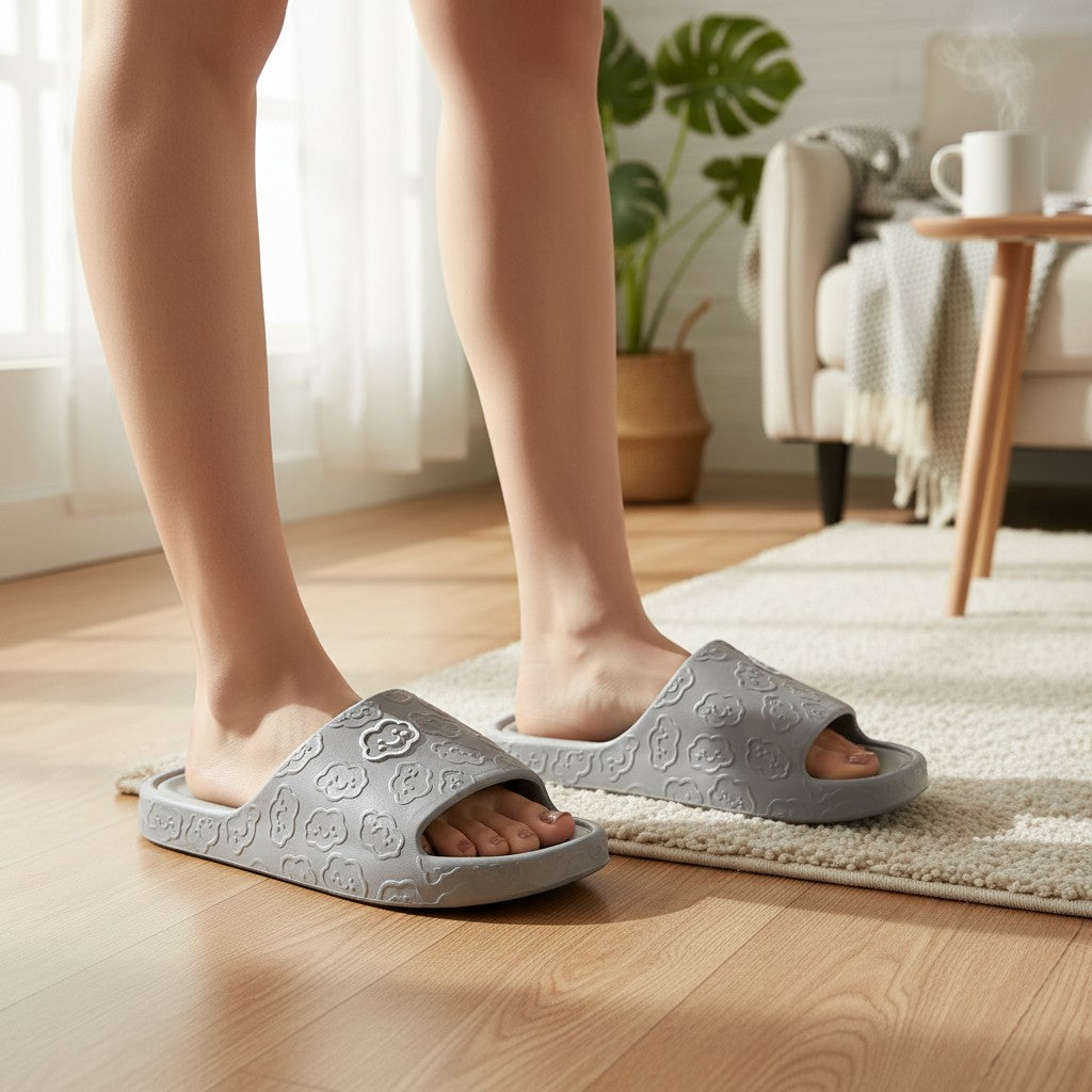 EVA Men's And Women's Beach Sandals Slippers Men's Couple Men's Home Eva Summer Indoor Home Bathroom Non Slip Sandals
