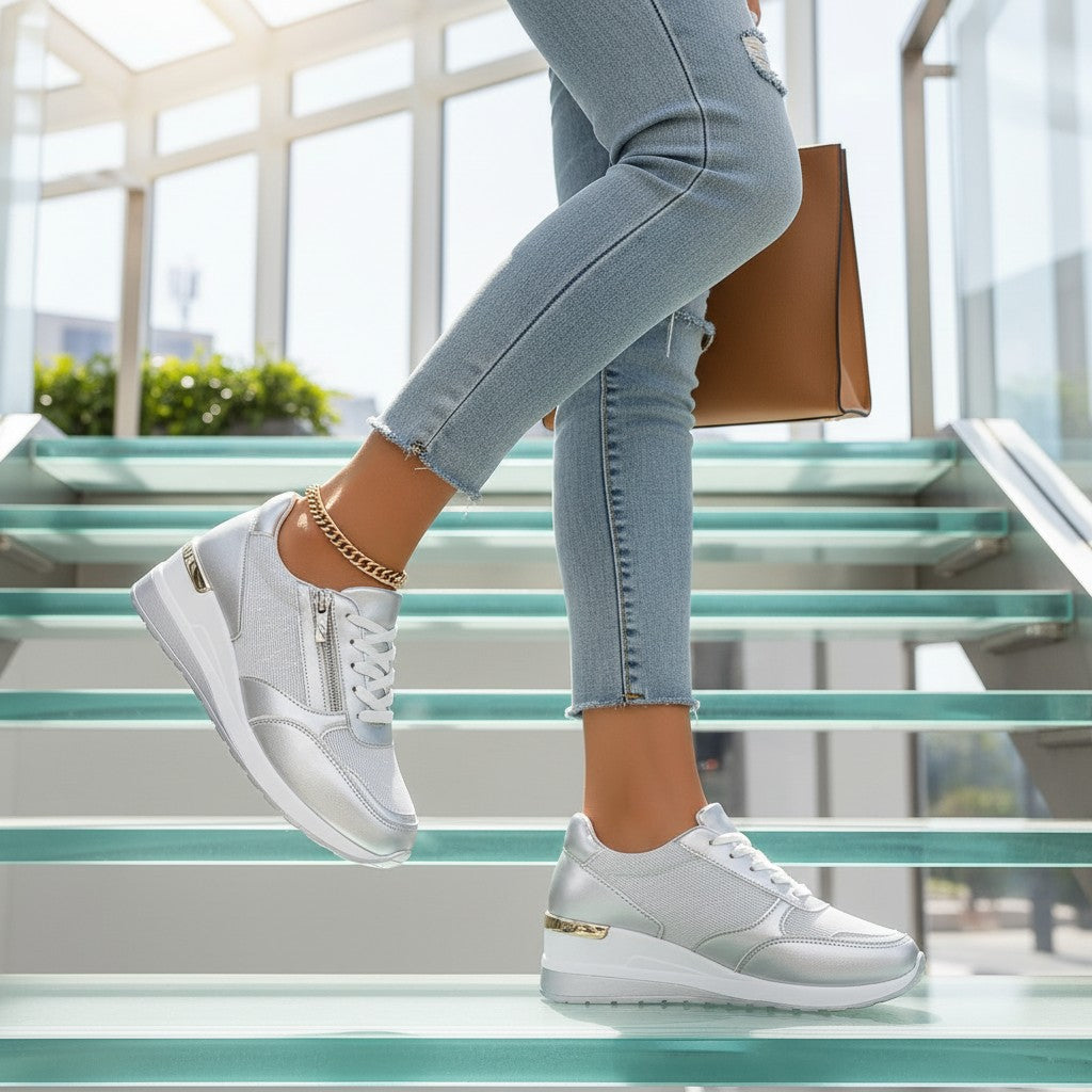 Casual Shoes Fashion Side Zipper Design
