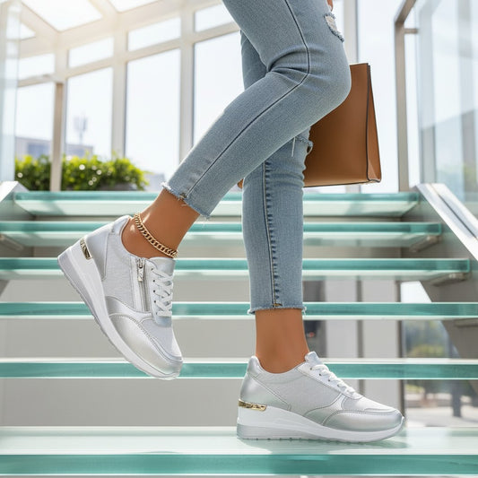 Casual Shoes Fashion Side Zipper Design